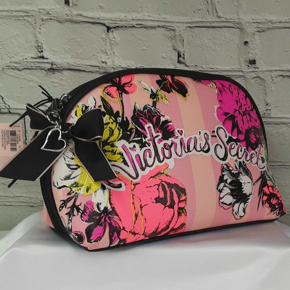 VICTORIA'S SECRET 'OBSESSED' LIMITED-EDITION TOP-ZIP 'VS' BOW & CHARM BAGGETT - Picture 2 of 16